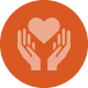 Hospice-Marlborough-Support-Icon-Orange-Circle-80
