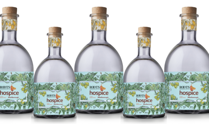 Roots Dry Gin – Hospice Marlborough Limited Release